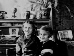 Daria and Evgenia Vassilyansky in the room of her uncle Alexander Begazhev.